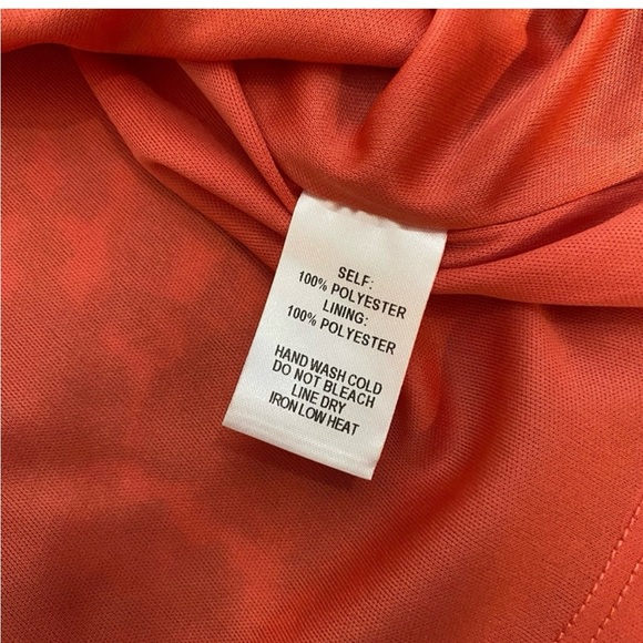 Lulu’s Sangria Coral Multicolor Tile Print Shift Dress, Size Small - Picture 12 of 14